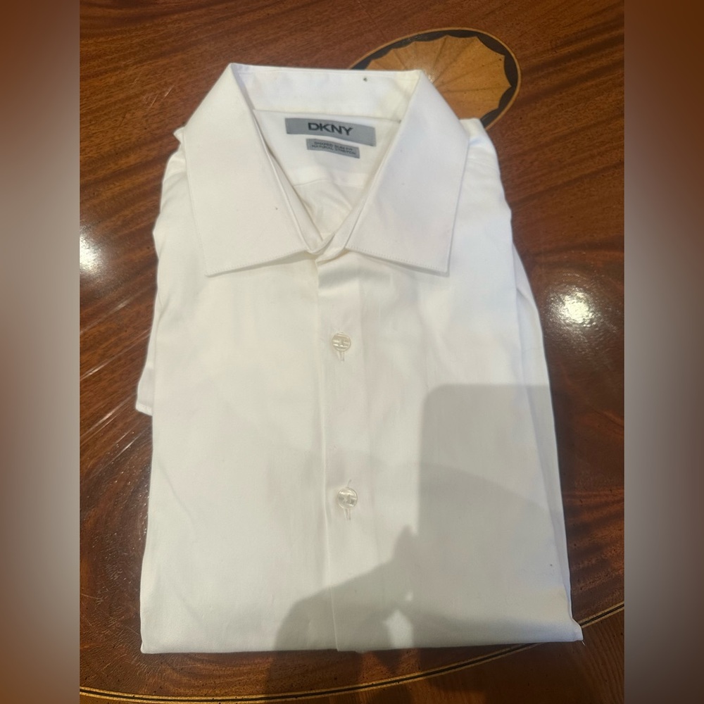 Dkny shirt new with tags button down white